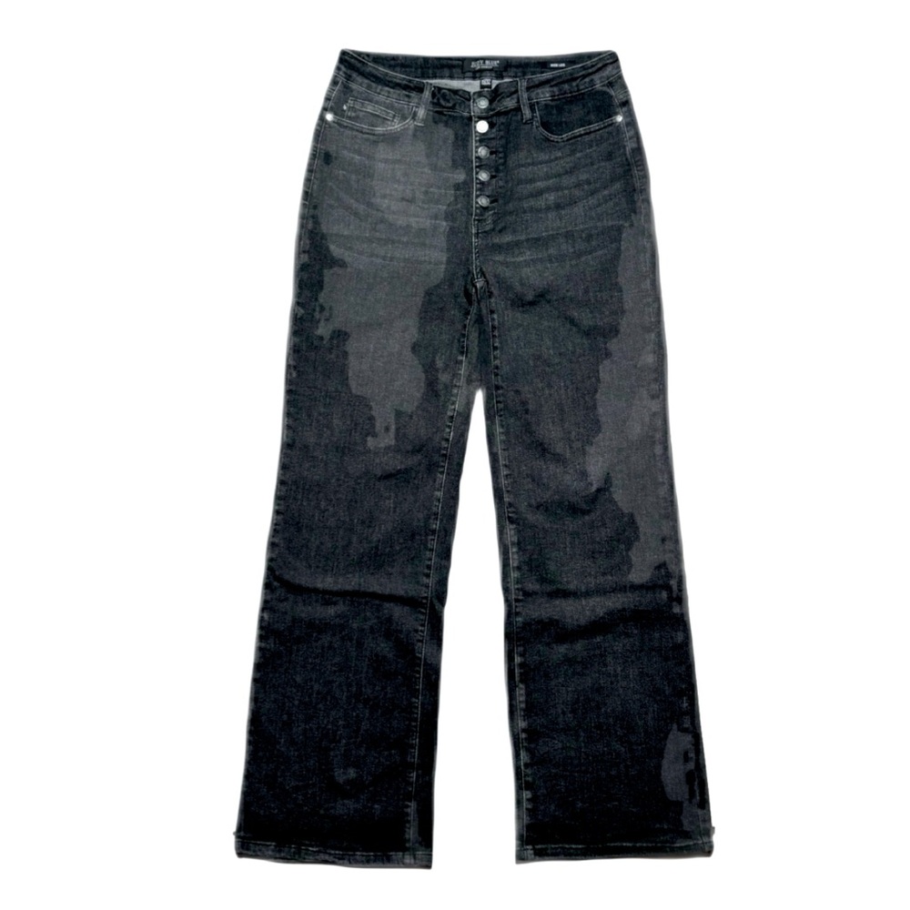 Judy Blue Black High-Rise Button-Fly Flare Jeans